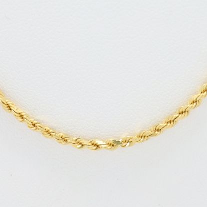 Picture of 18k Yellow Gold Rope Chain