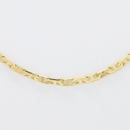 Picture of 18k Yellow Gold Flat Mariner Link Chain