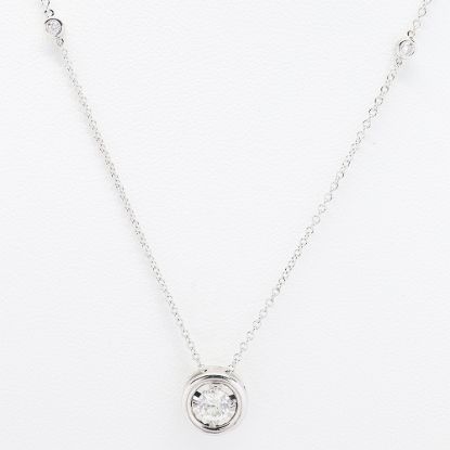 Picture of 14k White Gold Diamond Necklace