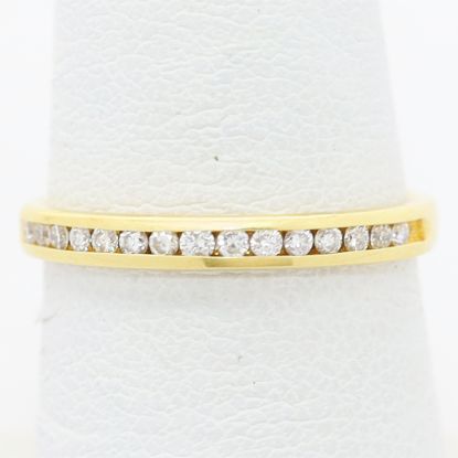 Picture of 18k Yellow Gold Diamond Ring Band