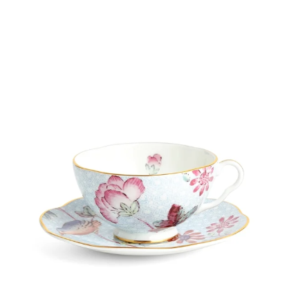 Picture of New Teacup & Saucer Blue
