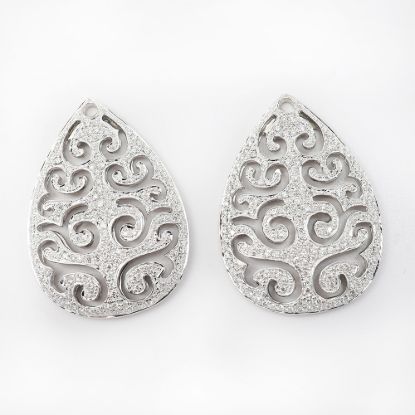 Picture of 14k White Gold Brilliant Earring Jackets