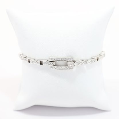Picture of 14k White Gold Diamond Bracelet