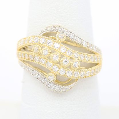 Picture of 18k Two Tone Gold Diamond Ring