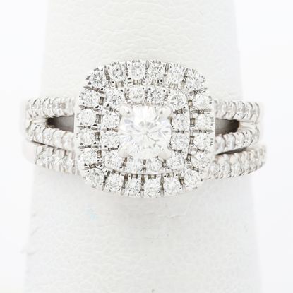 Picture of 14k White Gold Diamond Bridal Set
