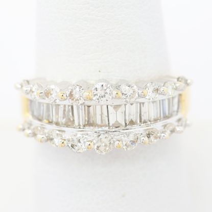 Picture of 14k Two Tone Gold Diamond Ring