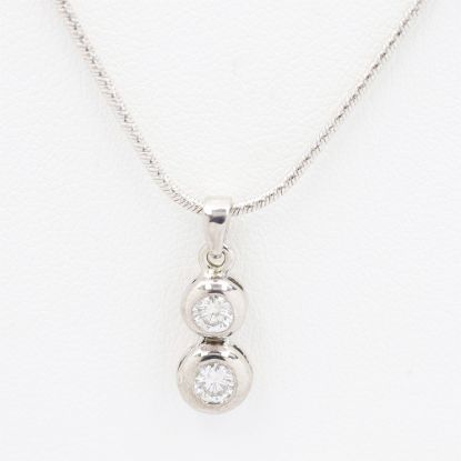 Picture of 14k White Gold Diamond Pendant
