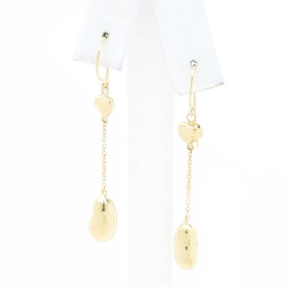 Picture of 14k Yellow Gold Dangling Earrings