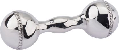 Picture of Cunill Beaded Sterling Silver Dumbbell Rattle
