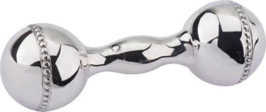 Picture of Cunill Beaded Sterling Silver Dumbbell Rattle