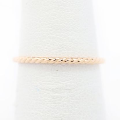 Picture of 14k Rose Gold Thin Ring Band