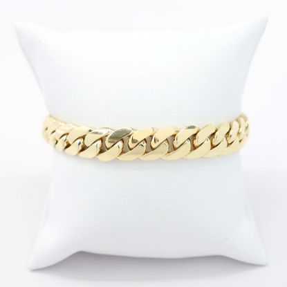 Picture of 10k Yellow Gold Cuban Link Chain Bracelet
