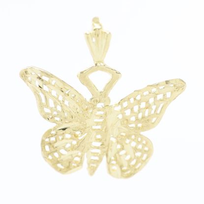 Picture of 14k Yellow Gold Butterfly Pendant