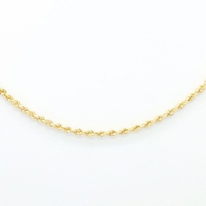 Picture of 18k Yellow Gold Rope Chain