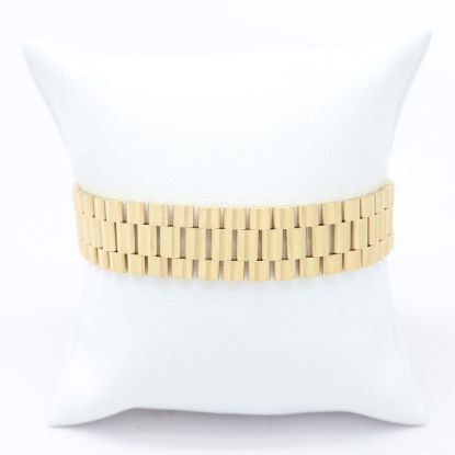Picture of 14k Yellow Gold Jubilee Link Men's Bracelet