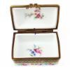 Picture of Limoges Traditional Cobalt Blue & Gold Trinket Box With Floral Details