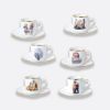 Picture of New Set of 6 Espresso Cups & Saucers 3 oz