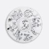 Picture of New Set of 6 Coupe Salad Plates 8.3", Opéra Garnier Ceiling (1963)