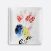 Picture of New Rectangular Tray 8 x 7", Double Visage Bleu