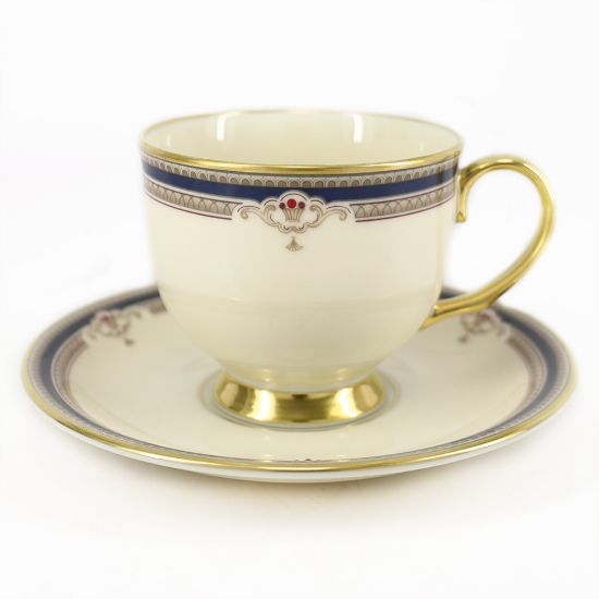 Picture of Tea Cup & Saucer, Footed