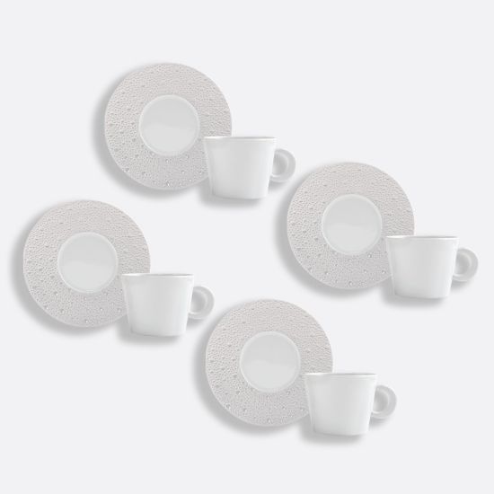Picture of New Set of 4 Tea Cups & Saucers 5.6 oz