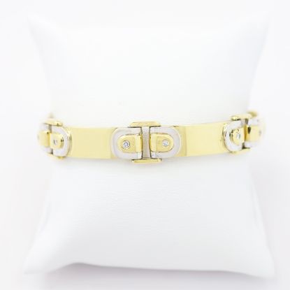 Picture of 18k Two Tone Gold Diamond Bracelet