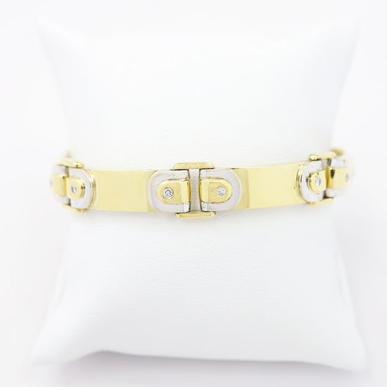 Picture of 18k Two Tone Gold Diamond Bracelet