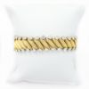 Picture of Vintage Van Cleef & Arpels 18k Yellow Gold & Platinum Diamond Bracelet