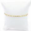 Picture of 14k Yellow Gold Diamond Flexible Bangle Bracelet