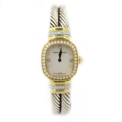 Picture of David Yurman Sterling Silver & 18k Yellow Gold Chelsea Watch