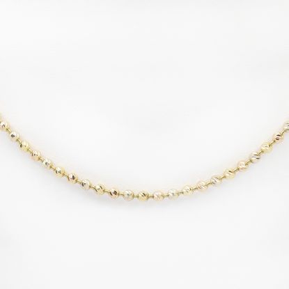Picture of 18k Yellow Gold Bead Chain