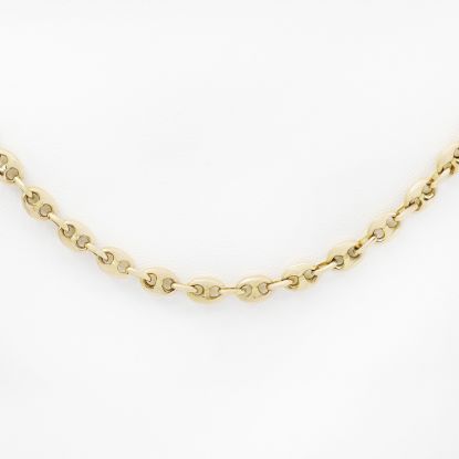 Picture of 14k Yellow Gold Puffed Mariner Link Chain