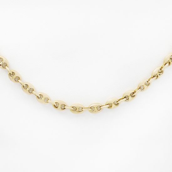 Picture of 14k Yellow Gold Puffed Mariner Link Chain
