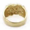 Picture of 14k Yellow Gold Diamond Nugget Ring