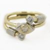 Picture of 14k Two Tone Gold Diamond Ring