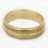 Picture of 14k Yellow Gold Brushed Ring Band