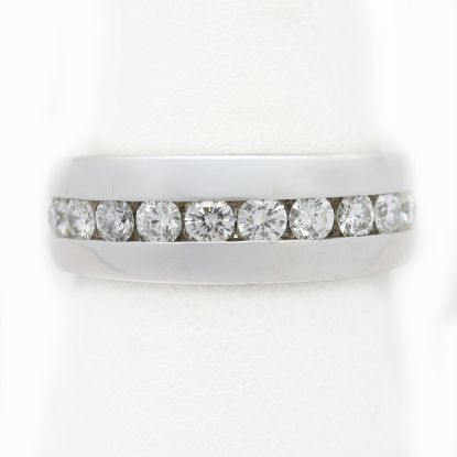 Picture of 14k White Gold Diamond Band