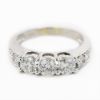 Picture of 14k White Gold Diamond Band