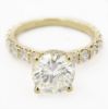 Picture of 14k Yellow Gold Brilliant Diamond Ring