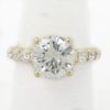 Picture of 14k Yellow Gold Brilliant Diamond Ring