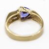 Picture of 14k Yellow Gold Tanzanite & Diamond Ring