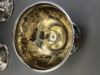 Picture of Set of 4 Sterling Silver Cocktail / Sherbet Cups by A G Shultz, Grape Vine Motif