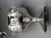 Picture of Set of 4 Sterling Silver Cocktail / Sherbet Cups by A G Shultz, Grape Vine Motif