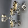 Picture of Set of 4 Sterling Silver Cocktail / Sherbet Cups by A G Shultz, Grape Vine Motif