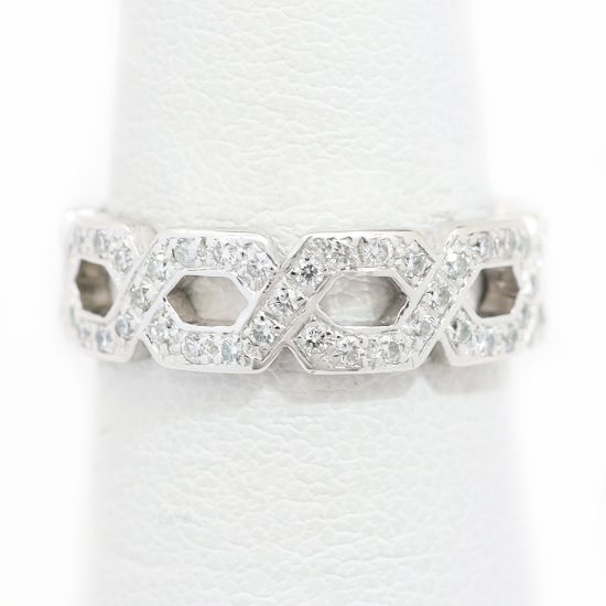 Picture of 18k White Gold Diamond Band