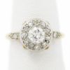 Picture of Vintage 14k Two Tone Gold Diamond Ring