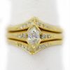 Picture of 18k Yellow Gold Diamond Bridal Set