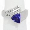 Picture of 18k White Gold Tanzanite & Diamond Ring