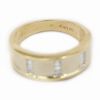 Picture of 14k Two Tone Gold Diamond Band
