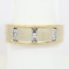 Picture of 14k Two Tone Gold Diamond Band
